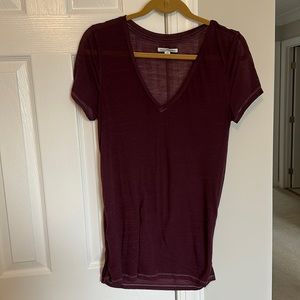 Purple AE short sleeve vneck